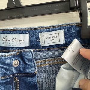 Vibrant Blue High-Rise Flare Jeans - Khruangbin Signature (Size S)
